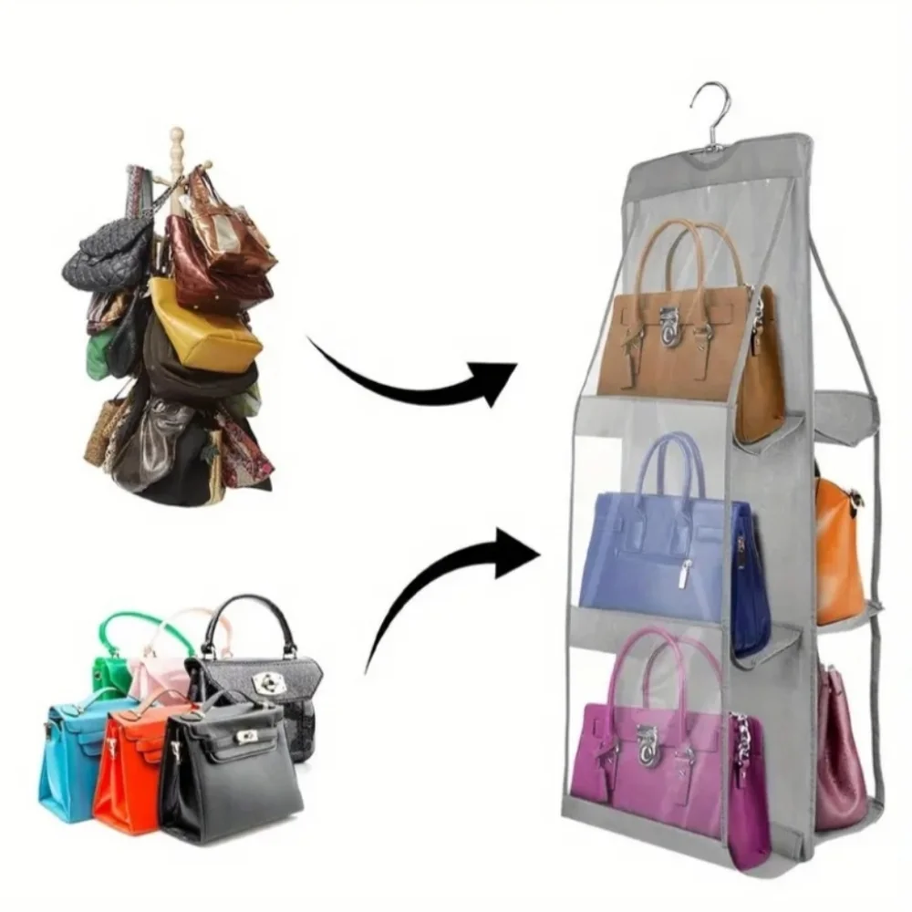 Hanging Bag Organizer. Purse/towel/bathroom Storage.